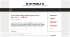 Desktop Screenshot of lucacerone.net